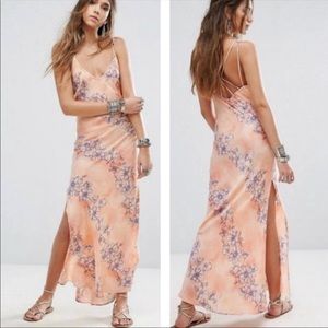Free People Cassie Floral Slip Maxi Dress
